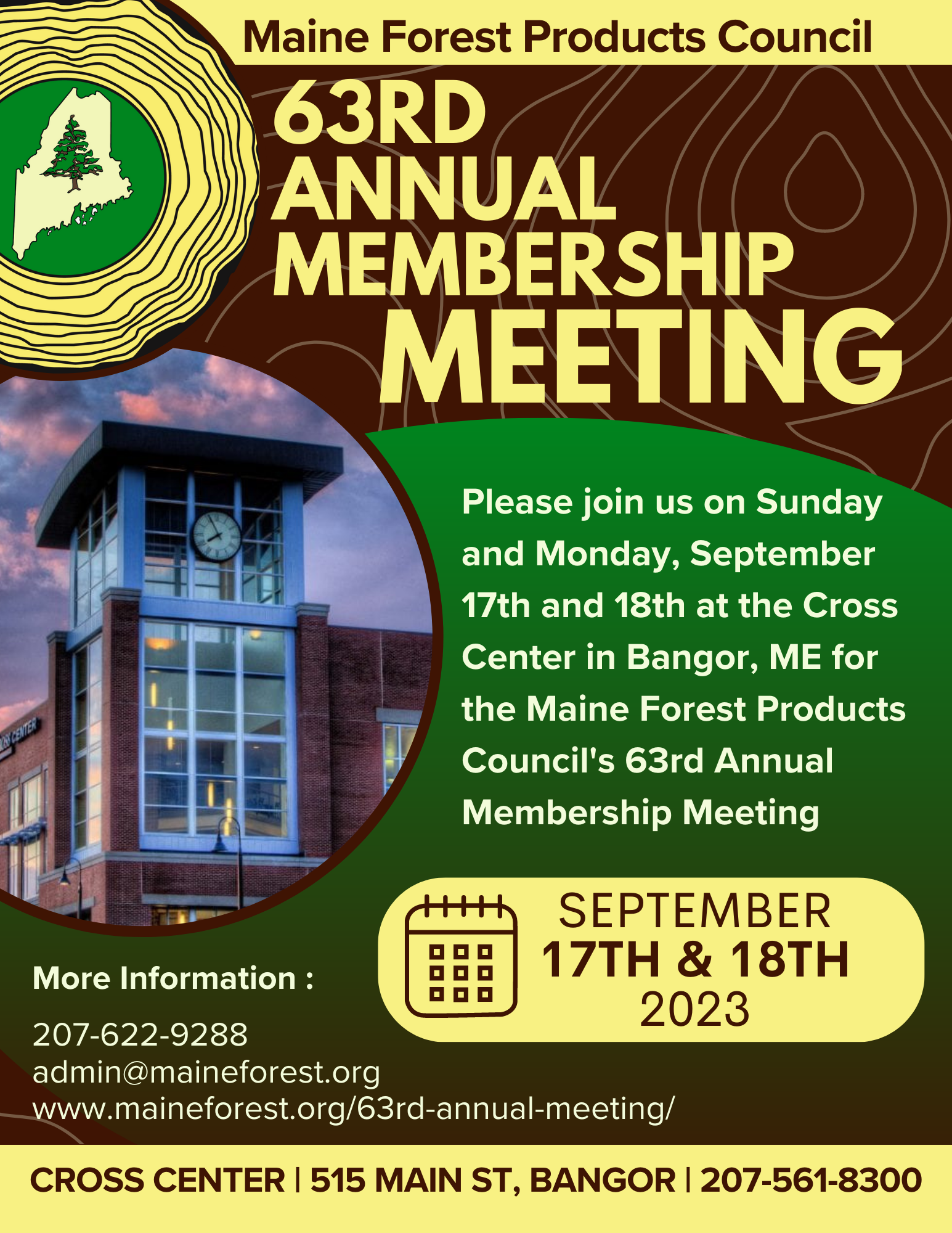 63rd Annual Meeting Invite (8.5 × 11 in)