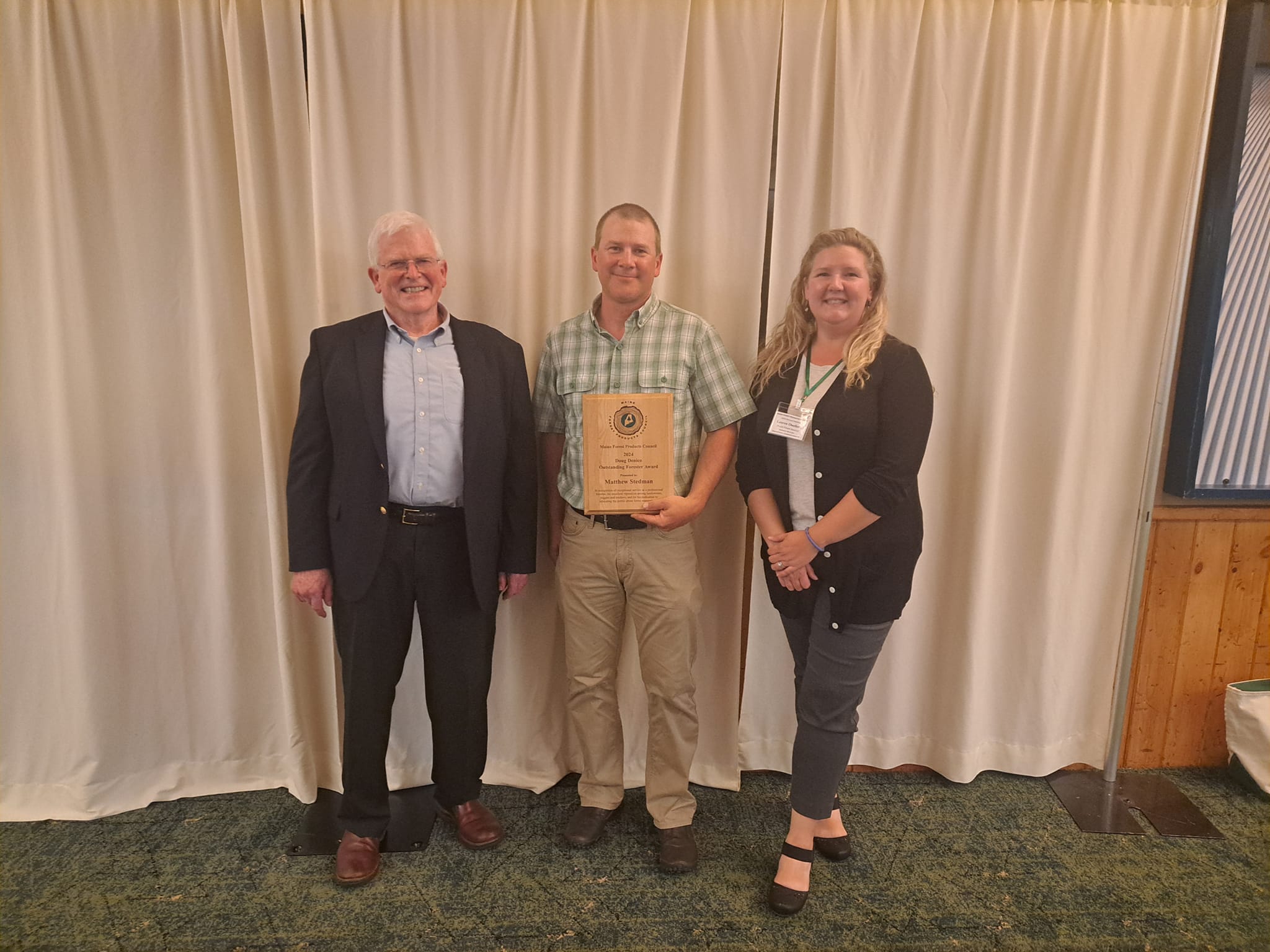 Doug Denico Outstanding Forester Award - Matthew Stedman